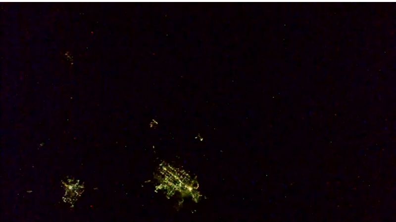 Jako na diskotéce: Kamera na ISS zaznamenala bouři nad Nebraskou
