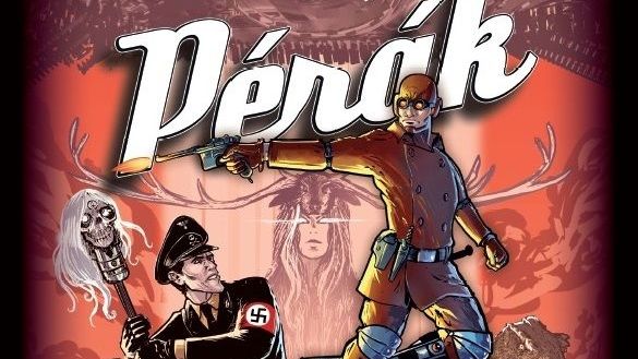 Český komiksový hrdina Pérák to zase natře nacistům