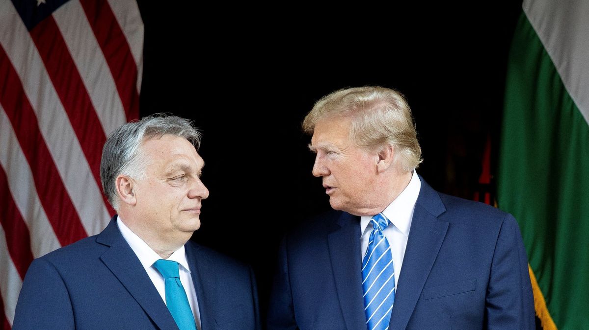 Trump by utnul pomoc Ukrajině, chce tak ukončit válku, řekl Orbán po návratu z USA