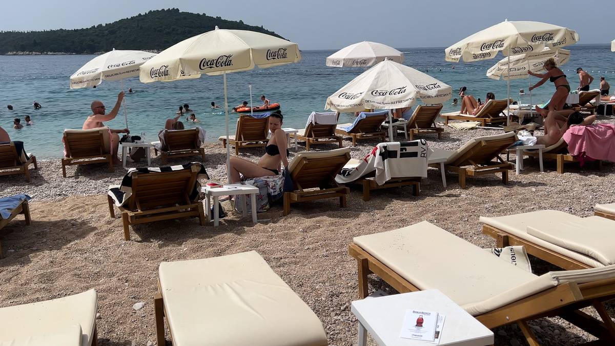 Pláž v Dubrovníku