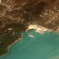 Zničené domy na ostrově Carriacou, 2. července 2024