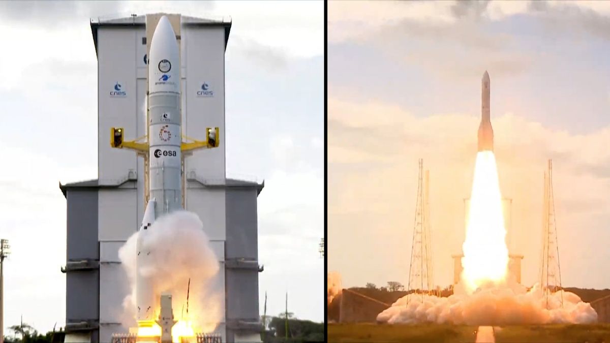 Evropská raketa Ariane 6 dokončila první let
