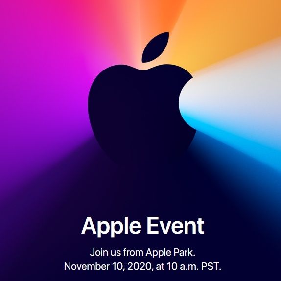 Pozvánka na tiskovou konferenci společnosti Apple, která se bude konat v úterý 10. listopadu v americkém Cupertinu.