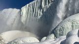 Niagarské vodopády obalil led