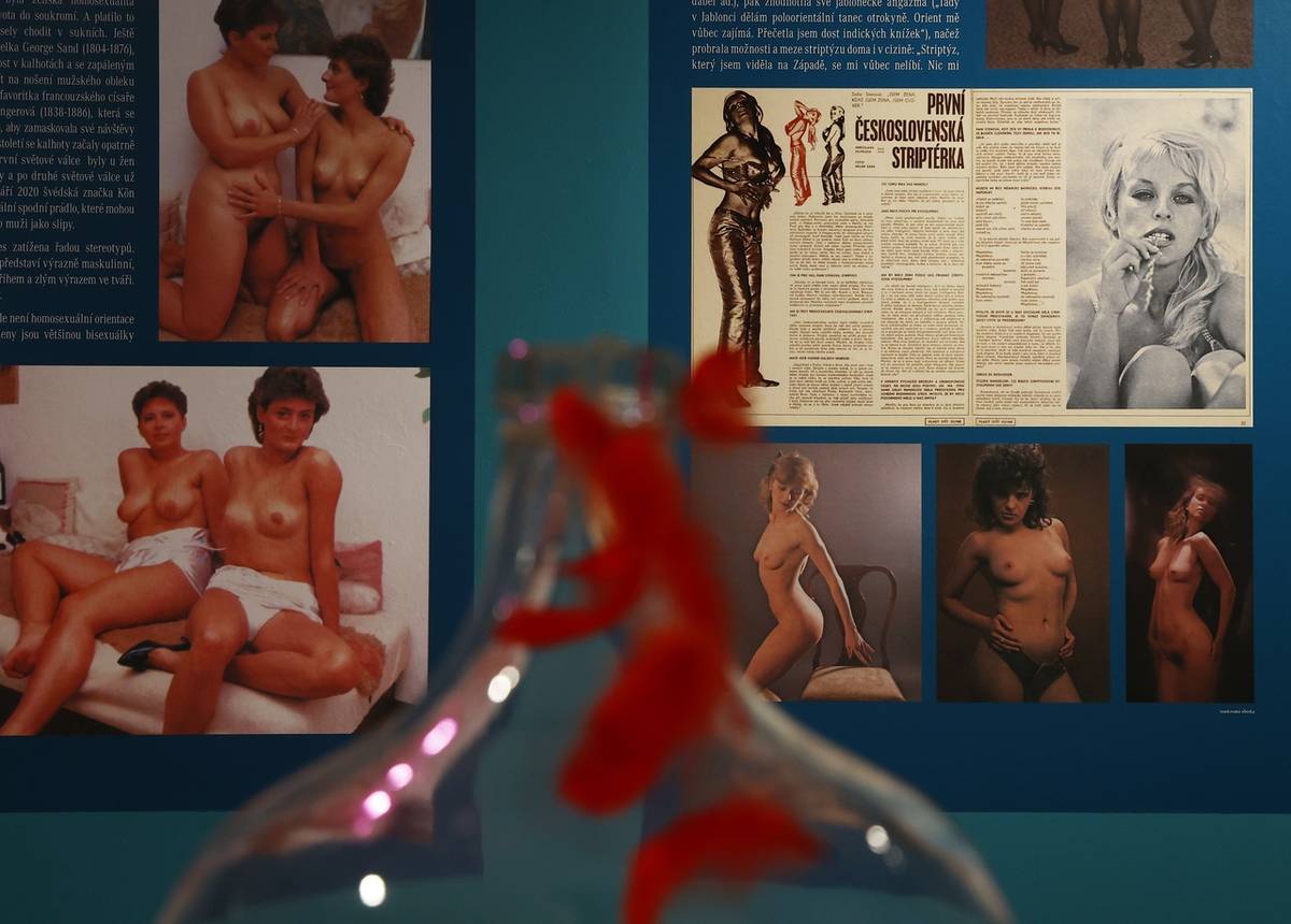 ...v kontrastu se zakázanou československou pornografií 70. a 80. let.