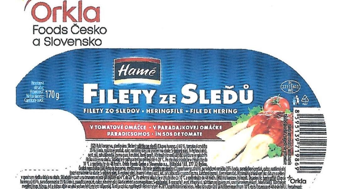 Češi stahují z trhu kvůli pesticidům polské sleďové filety
