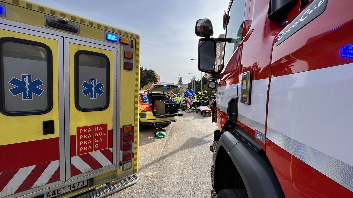 Na Brněnsku se srazily dva osobní vozy, pět zraněných, z toho tři těžce