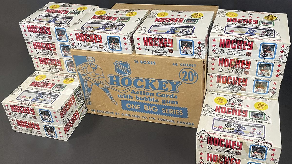 Drahý zajíc v pytli. Nerozbalené hokejové kartičky se prodaly za skoro 90 milionů