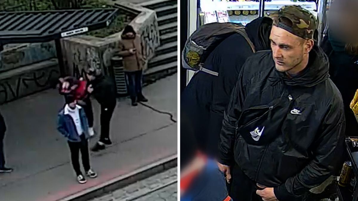 Násilník zlomil kosti v obličeji mladíkovi v Praze, policie hledá muže z videa