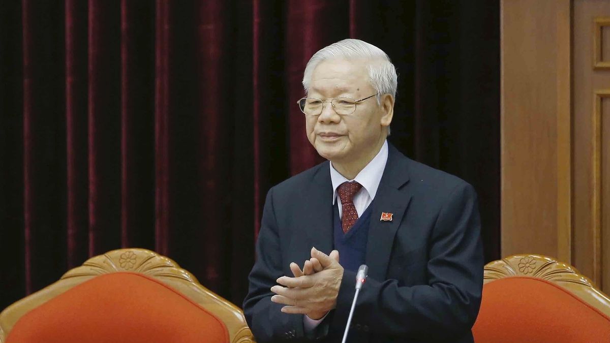 Nguyen Phu Trong zůstane v čele vietnamských komunistů potřetí v řadě