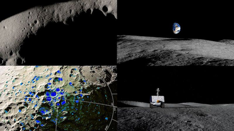 Vozítko NASA bude pátrat po vodě u měsíčního kráteru Nobile