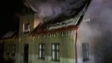 Na Jablonecku hořel rodinný dům