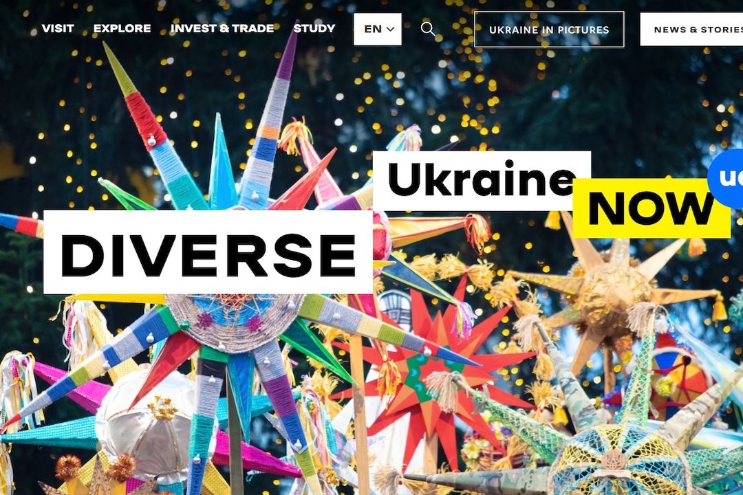 Propagační web Ukraine.ua