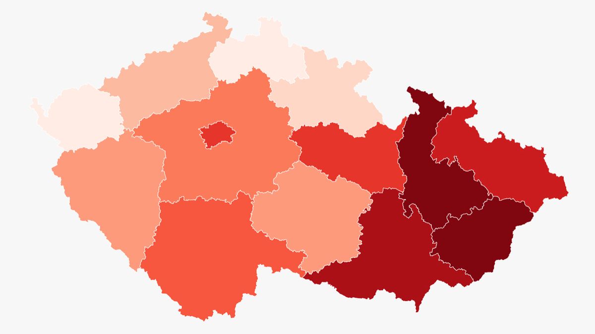 Přibylo 13 374 nakažených, nejhorší je situace na Moravě