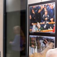 Výstava měla vernisáž na začátku února.