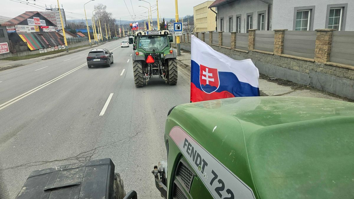 Na Slovensku protestují farmáři,
vyjadřují nespokojenost s Unií