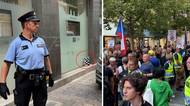 Podezřelý nález v pražské ulici, kde se koná akce pluku Azov. Na místě je pyrotechnik