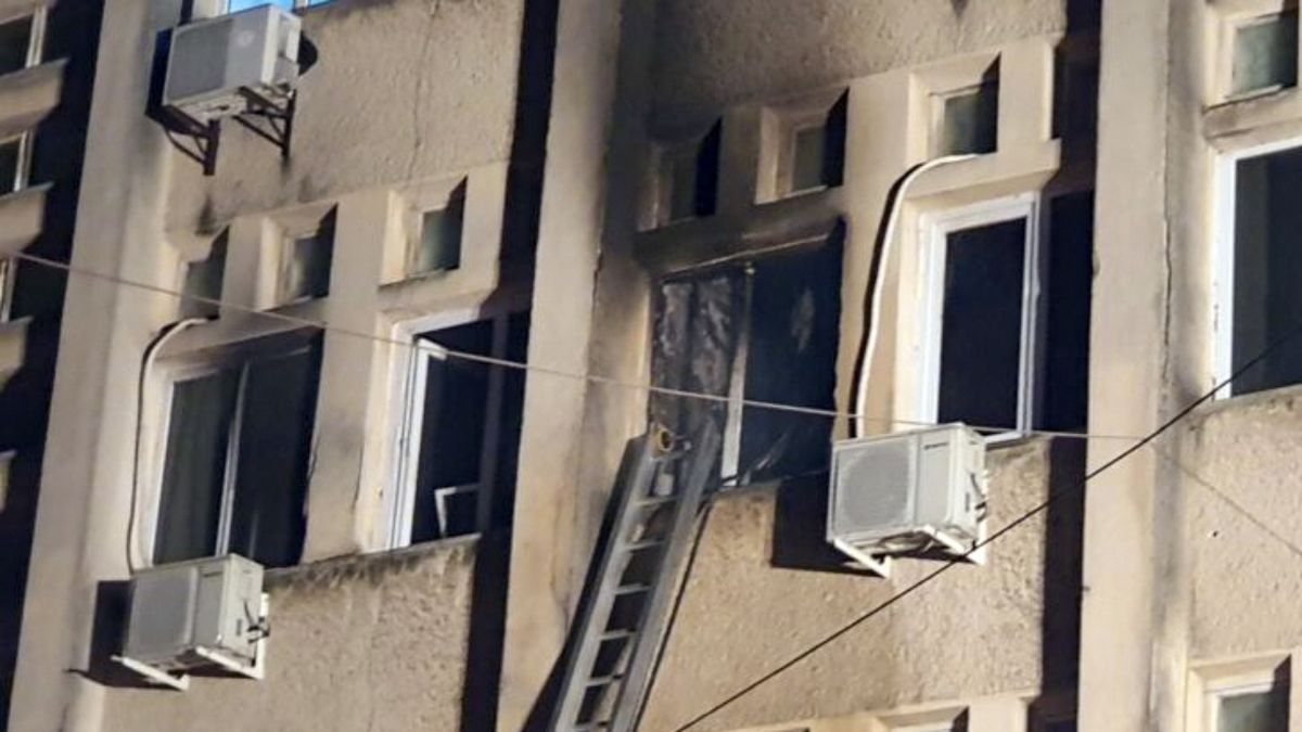 Požár v rumunské nemocnici v městě Piatra Neamc