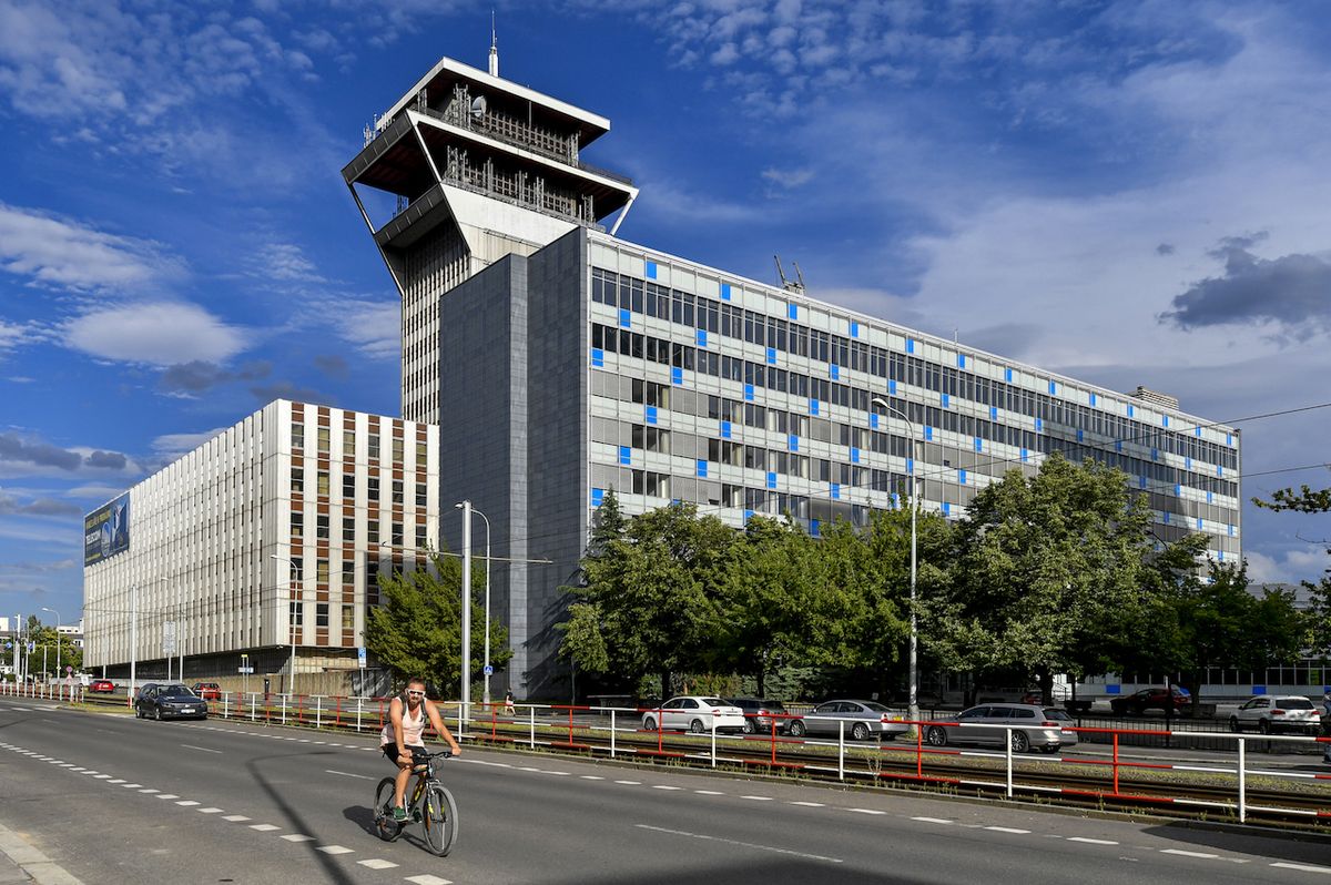 Ústřední telekomunikační budova na pražském Žižkově