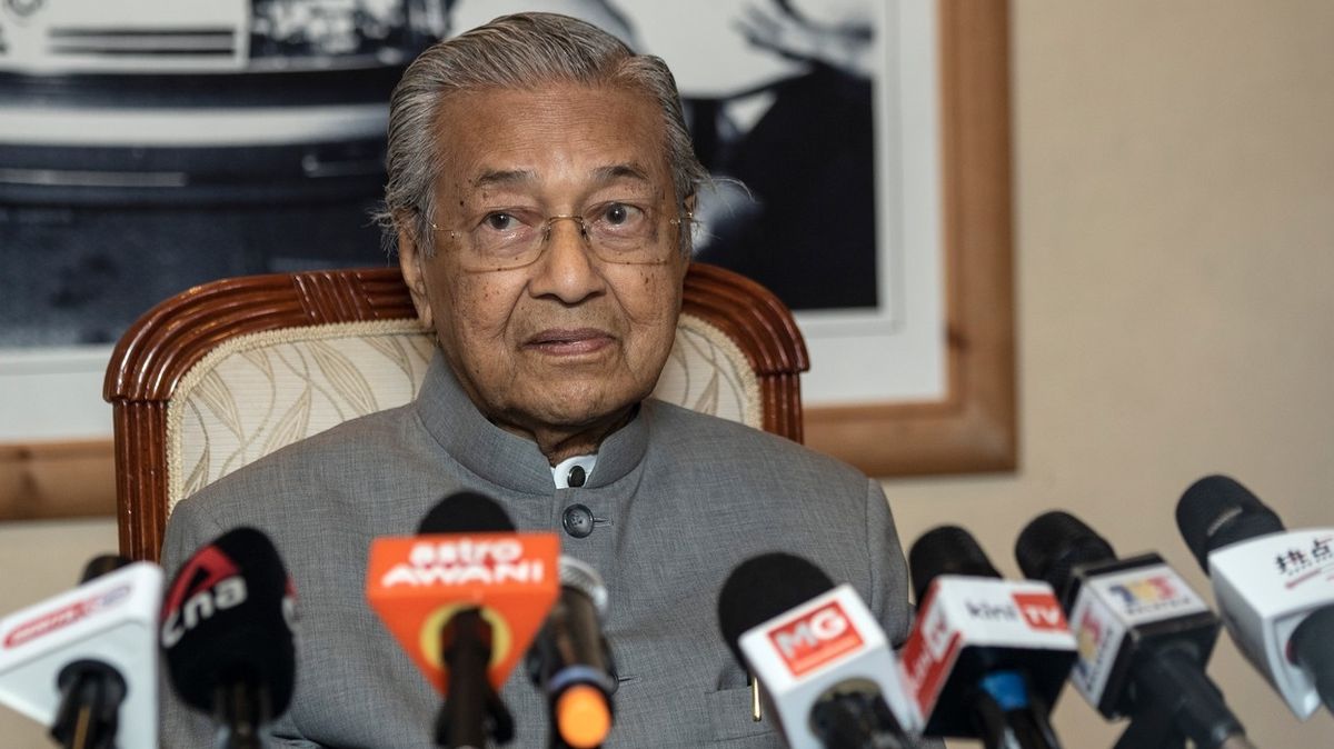 Malajsijský expremiér Mahathir Mohamad