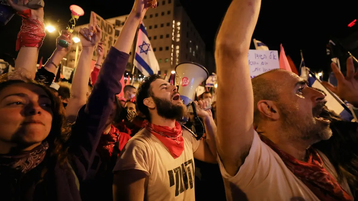 Protesty v ulicích Jeruzaléma v předvečer voleb