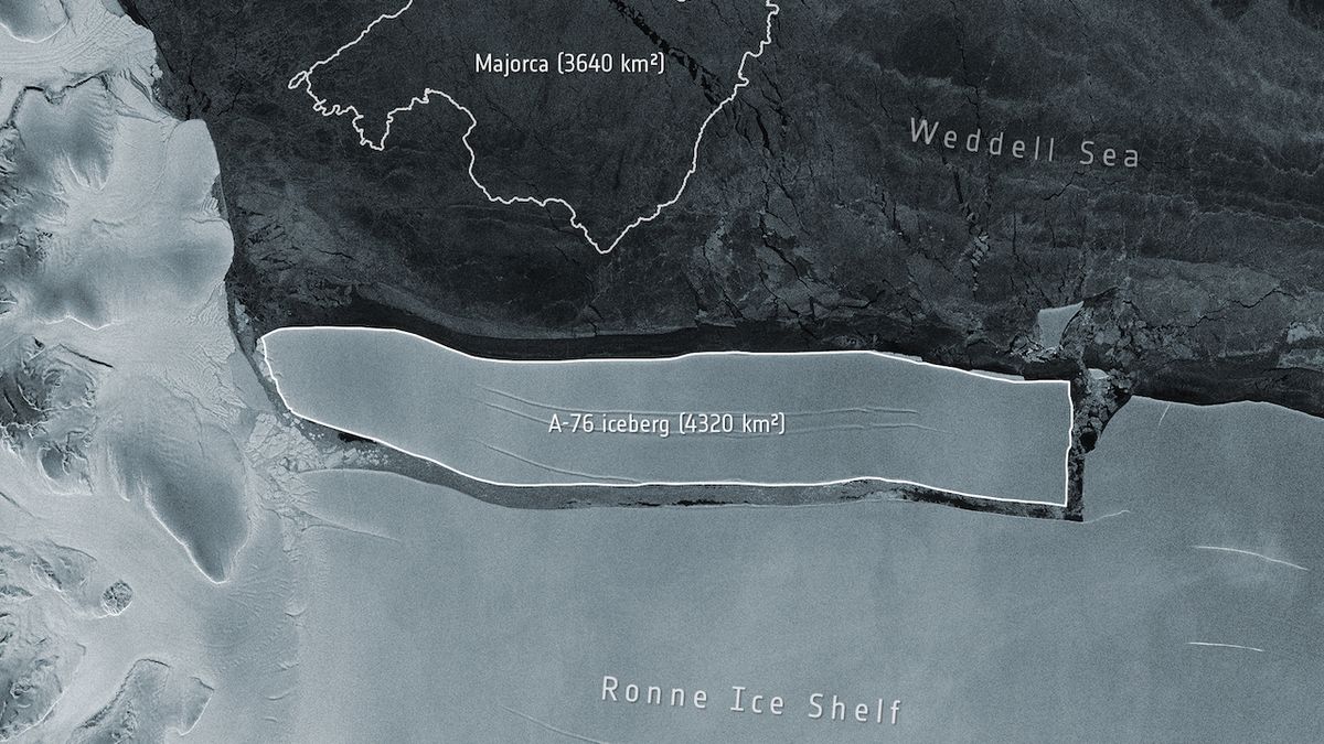 Vznikl největší ledovec světa