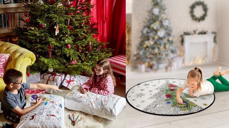 Interiérové kousky, které si můžete sami vybarvit, potěší na Vánoce hlavně děti