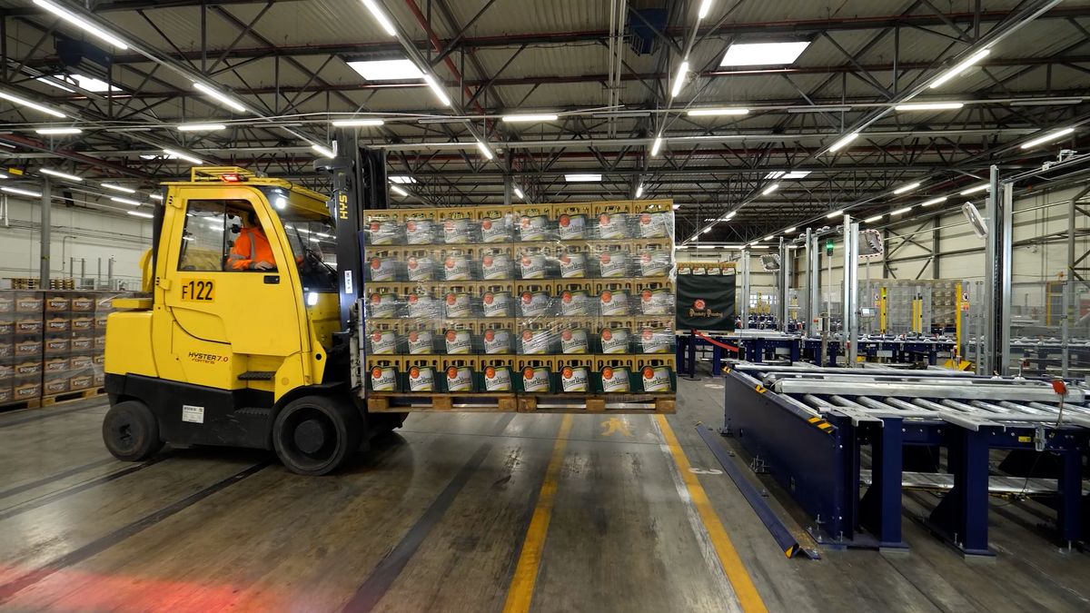 Prazdroj opened a fully automated warehouse.  You won’t find any employees there