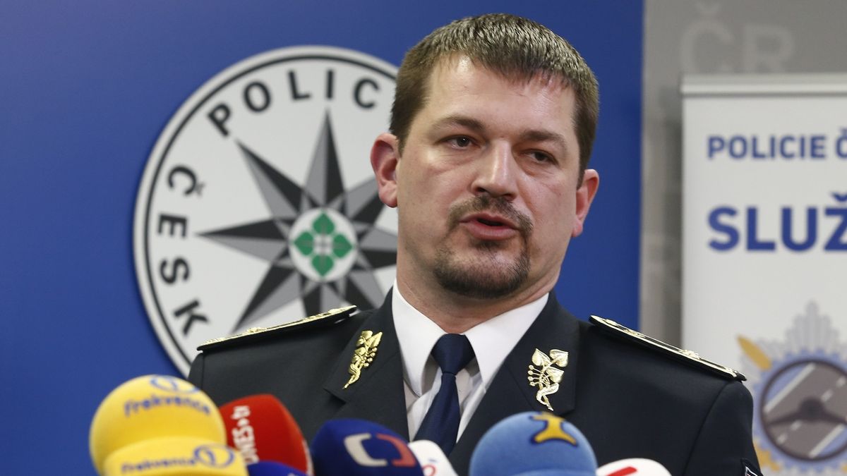 Ředitel pražské policie brigádní generál Tomáš Lerch.