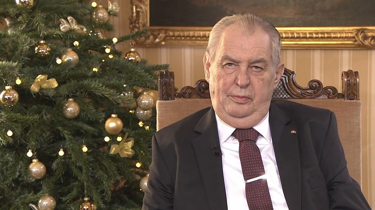 DOKUMENT: Vánoční poselství prezidenta Miloše Zemana