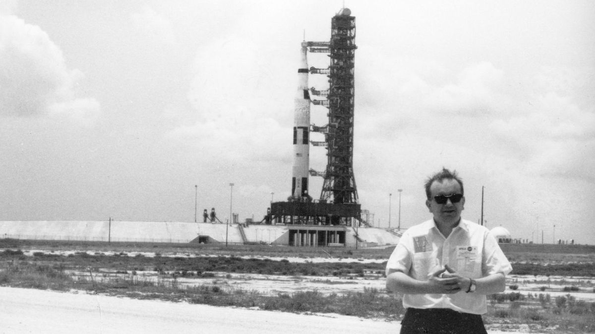 Karel Pacner 15. 7. 1969 a Apollo 11 před startem.