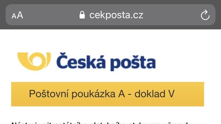 Žena uvěřila, že ji oslovila Česká pošta, vyplnila údaje a přišla o 75 tisíc korun