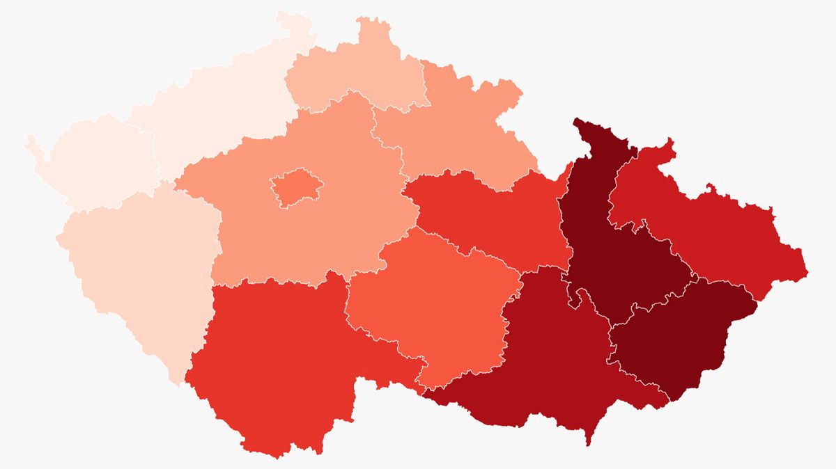 V Česku přibylo 21 126 nově nakažených