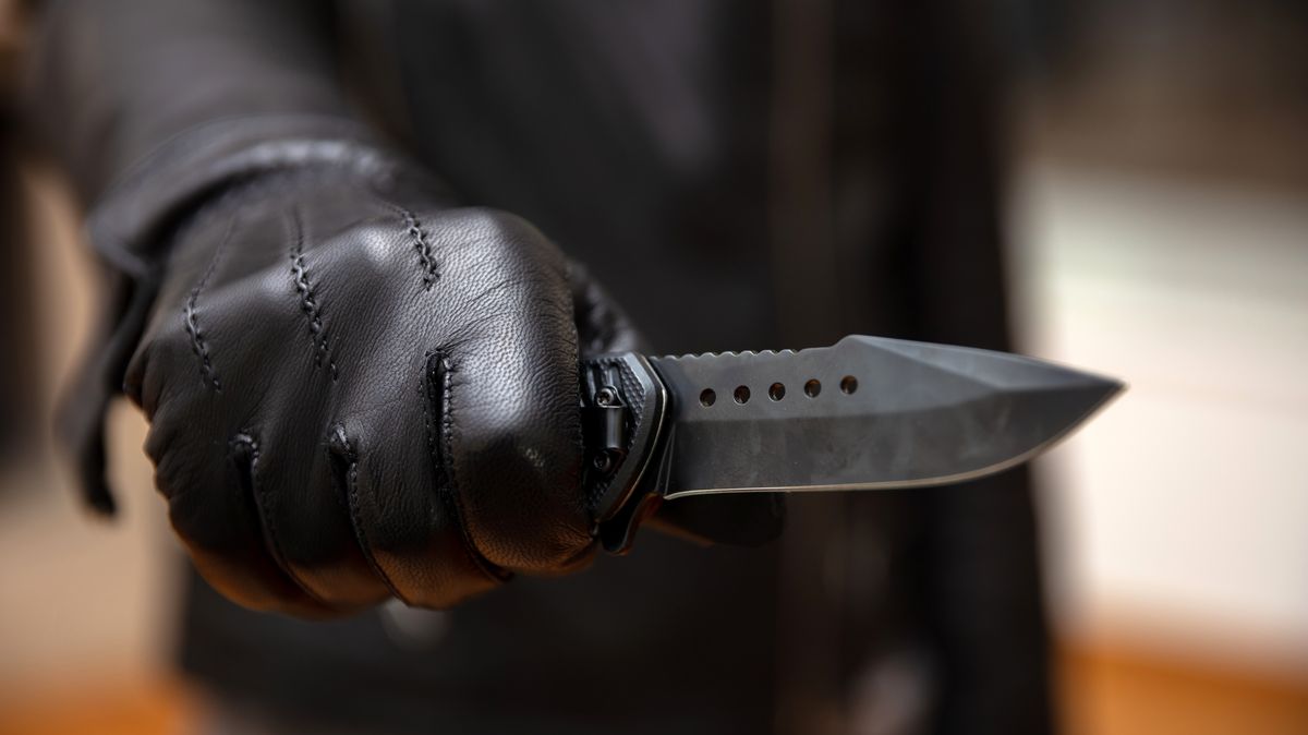 Muž s nožem vyhrožoval policistům na Tachovsku. Zpacifikoval ho příbuzný