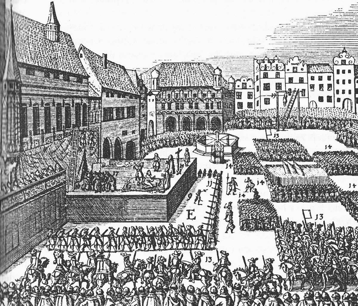 Popravy na Staroměstském náměstí byly připraveny jako hrůzné divadlo.