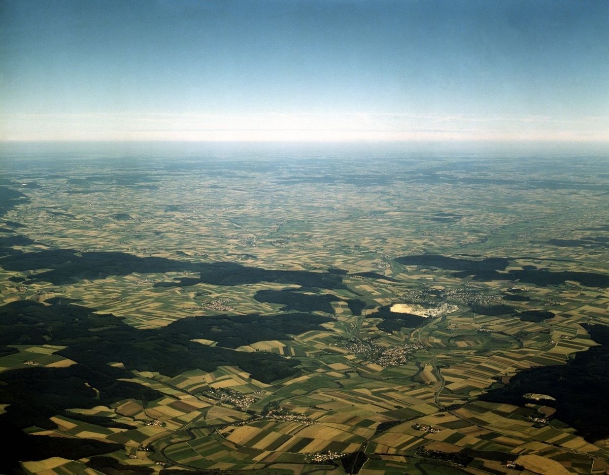 Oblast Rieského kráteru v Bavorsku
