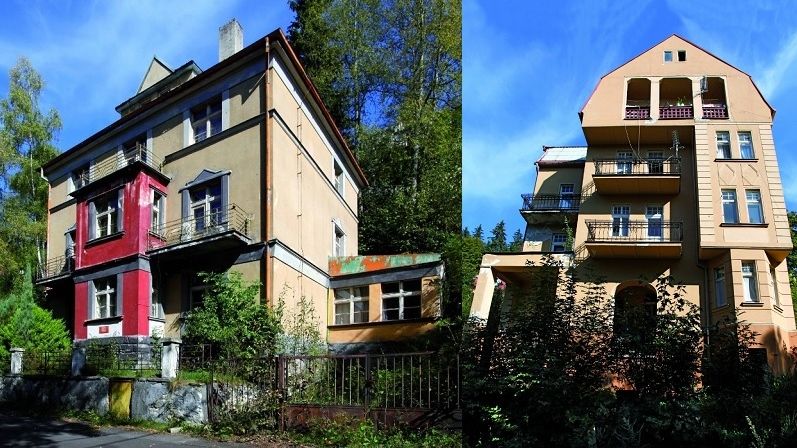 Franz Rehn si v lázeňské čtvrti postavil svou vilu, penzion Sonnenhof. Předtím realizoval stavební plány penzionu nazvaného Vila Chromý.