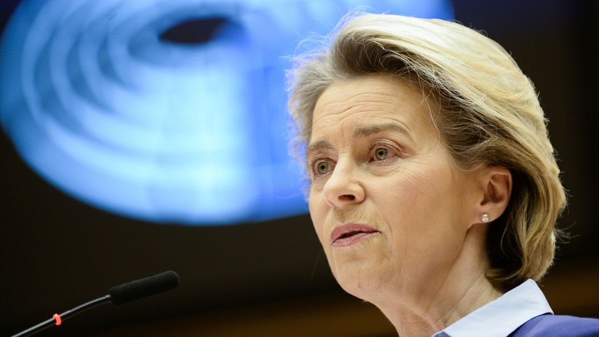 Šéfka Evropské komise Ursula von der Leyenová  