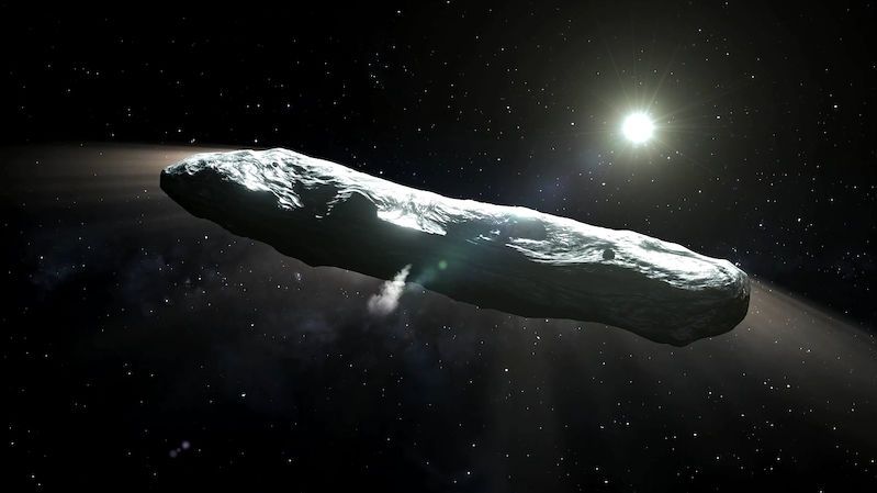 Astronomové vysvětlili nečekanou dráhu tajemného objektu Oumuamua