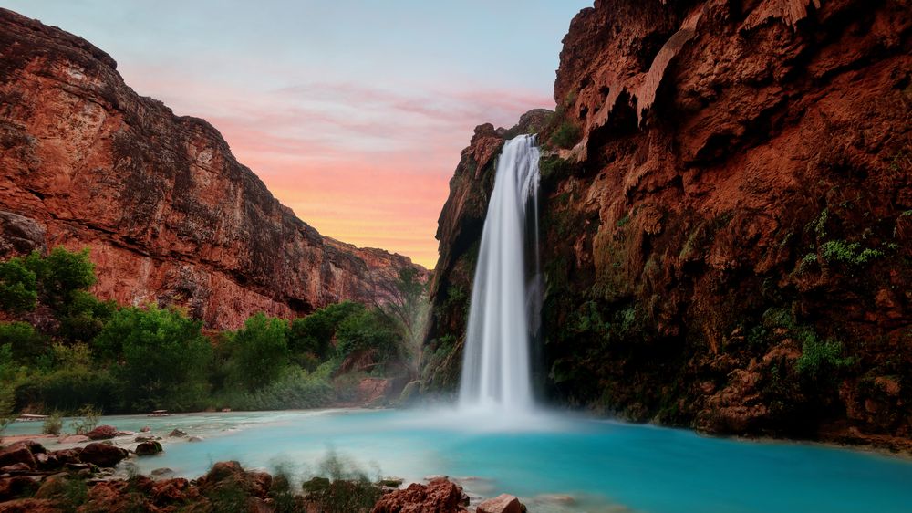 FOTO: K populárním vodopádům v Grand Canyonu se turisté dostanou jen s povolením
