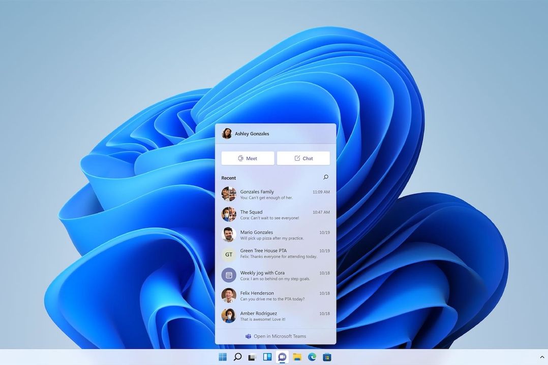 Ukázka Windows 11