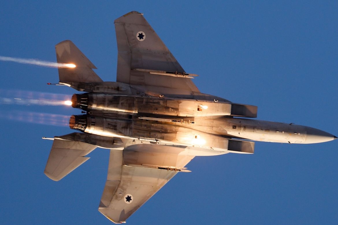 Izraelský letoun F-15 