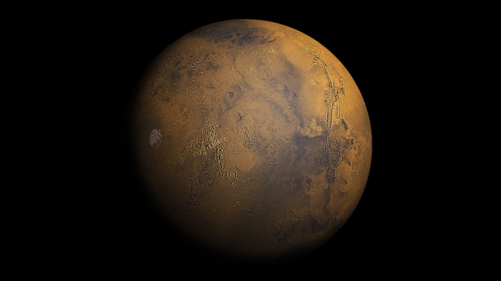 Planeta Mars. Ilustrační foto
