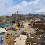 Staveniště, na němž vznikne MUNI BioPharma Hub, tedy špičkové pracoviště pro farmacii.