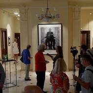 Pohled na zahájení stálé expozice 