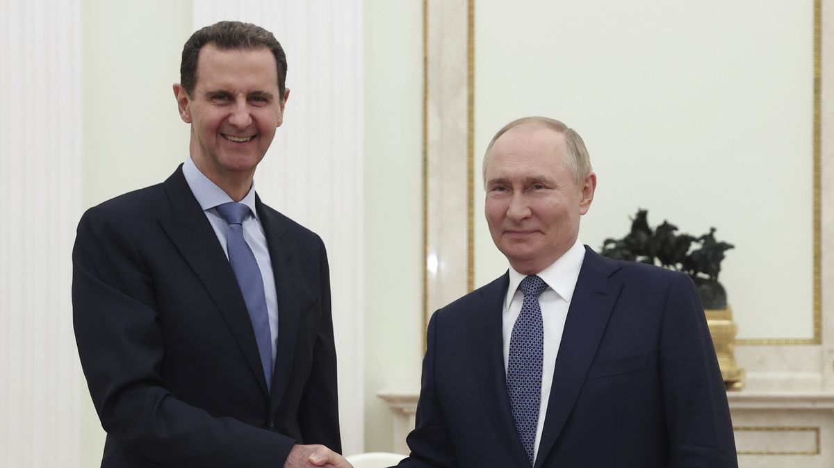 Asad s Putinem v Kremlu probírali Blízký východ