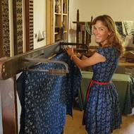 Kateřina Danzingerová hledá pro modrotisk stále nová využití.