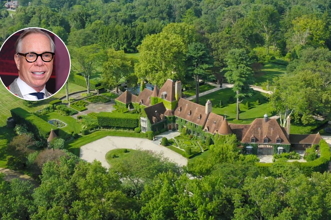 Módní návrhář Tommy Hilfiger prodává své rodinné sídlo v Connecticutu.