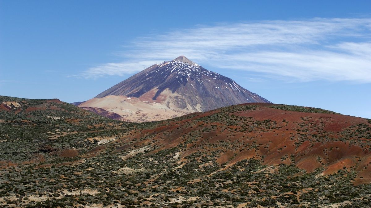 Pico de Teide je nejvyšší horou celého Španělska.