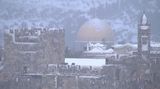 Jeruzalém zasypal po letech sníh, vytvořil ojedinělé panorama